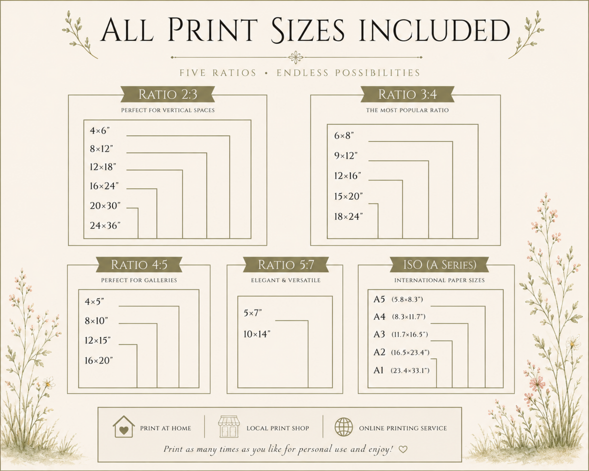 Springtime Friend | Printable Watercolour Wall Art