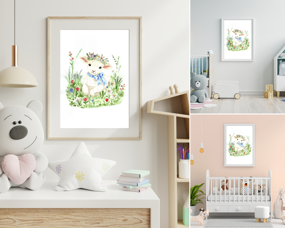 Springtime Friend | Printable Watercolour Wall Art