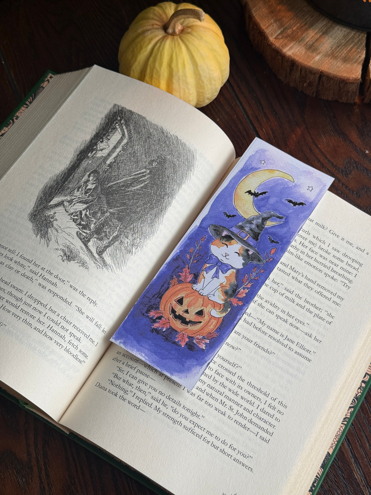 Under the Halloween Moon | Printable Bookmark Set