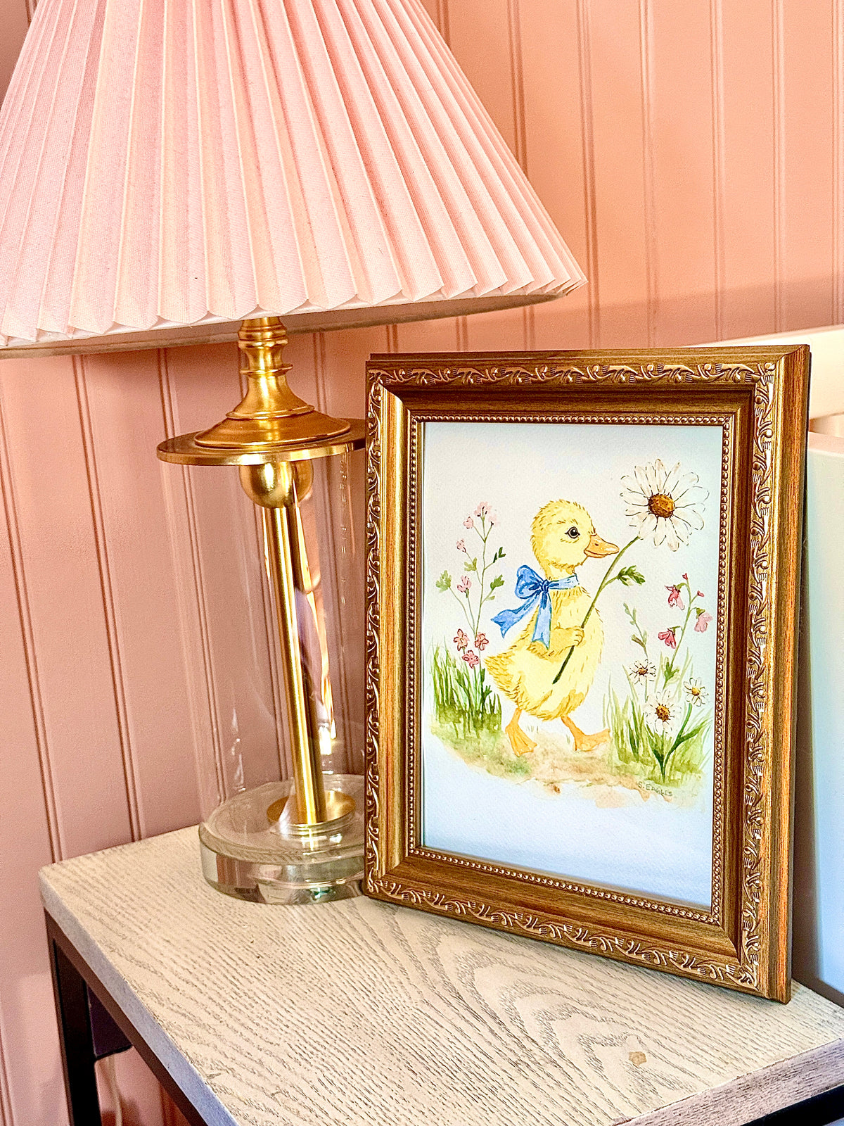 Daisy Duckling | Printable Watercolour Wall Art